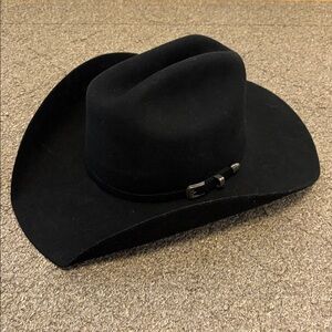 Bullhide Justin Moore Back Roads - (6X) Wool Felt Black Cowboy Hat 7 1/4”